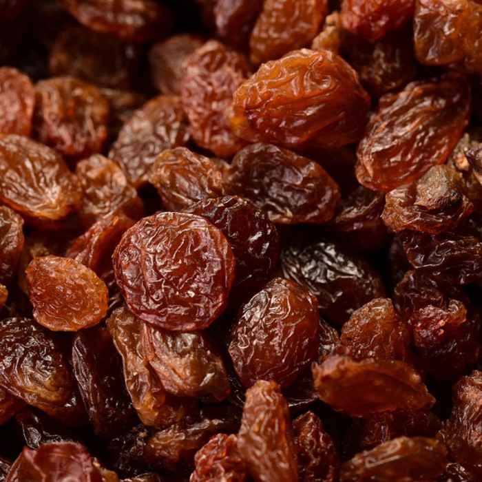 Raisins secs de culture naturelle